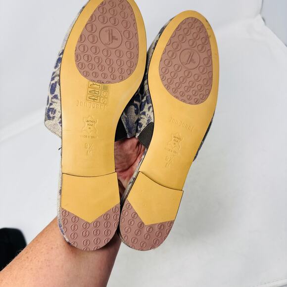 Jon Josef Floral Printed Slip‑On Mule Canvas Summer Flat Round Toe Size 9.5M - Picture 9 of 11